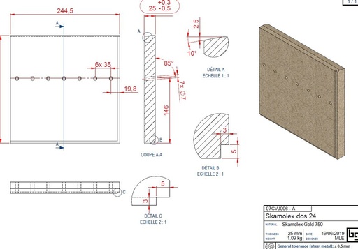 [07CVJ006] SKAMOLEX DOS 24 IF EASY 810