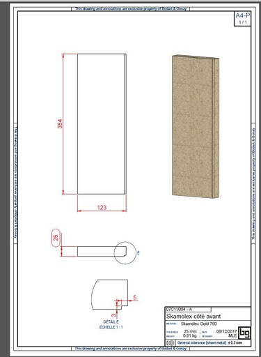 [07CVJ004] SKAMOLEX COTE AVANT IF NEO 600