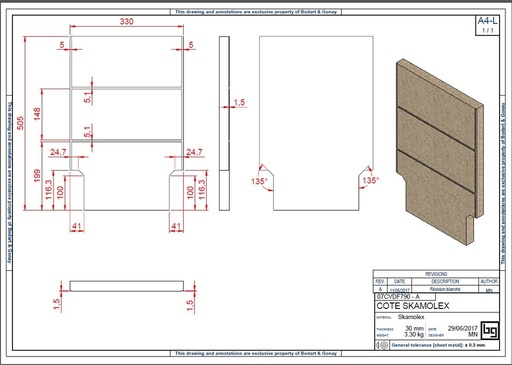 [07CVDF790] COTE SKAMOLEX CONCEPT 540,540V,690,790,920 DF