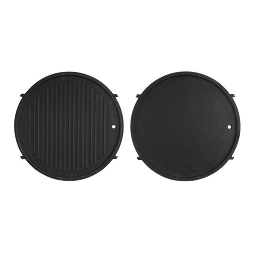 [012.10.00.005] Plancha en fonte Noir