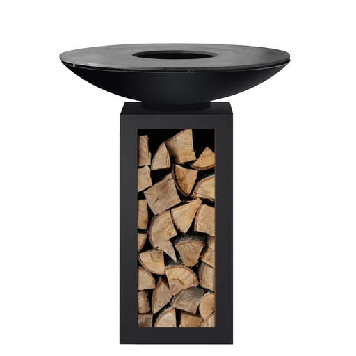 [001.01.00.007.BLACK] Plancha B 100 + socle ouvert Noir