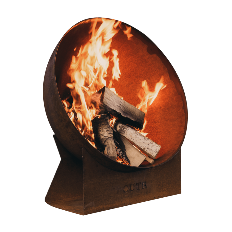 Bowl fire scale sur socle