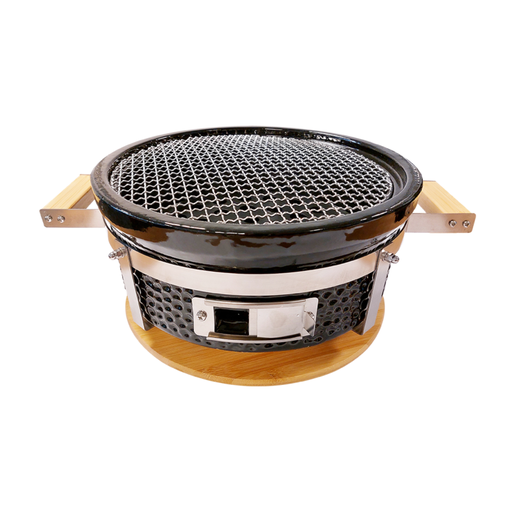 [002.01.30.001] BRAZA TABLE GRILL ROUND Noir